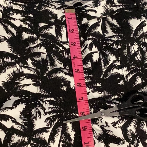 Smart Set black/white palm tree print pants size 2 - Picture 7 of 7